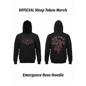 Sleep Token Emergence Rose Hoodie - "I Am The Rose" Lyrics - RARE
